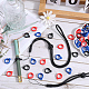 GORGECRAFT 66PCS Anti-Lost Necklace Lanyard Set Including 6PCS Anti-Loss Pendant Strap String Holder with 60PCS 3 Colors 13mm Silicone Rubber Rings for Office Key Chains Outdoor Activities DIY-GF0008-35A-4