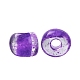8/0 ガラスシードビーズ  透明インサイドカラー  丸い穴  ラウンド  青紫色  8/0  3~4x2~3mm  穴：0.8mm  約15000個/袋 SEED-A014-3mm-135B-3