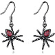 Серьги-подвески из цинкового сплава со стразами в форме паука FS-WGFA087-01-1