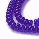 Chapelets de perles en verre opaque de couleur unie GLAA-A036-H23-3