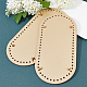 PU Leather Oval Bag Bottom FIND-PH0016-002D-4