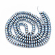 Chapelets de perles en hématite synthétique sans magnétiques G-N0318-04A-2