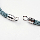 Création de bracelets à cordon torsadé en nylon MAK-K006-P-3