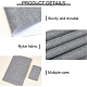 BENECREAT 47.25x15.75 Inch Gray Book Binding Cloth DIY-WH0308-383B-4
