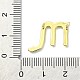 Pendentifs de placage en laiton KK-Q810-04K-G-3