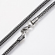 304 Stainless Steel Pendant Necklaces NJEW-G308-17AS-3