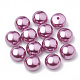 Eco-Friendly Plastic Imitation Pearl Beads MACR-S284-01B-14-2