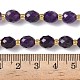 Natürlichen Amethyst Perlen Stränge&nbsp;G-F809-A32-01-5