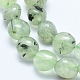 Natural Prehnite Beads Strands G-E483-71-3