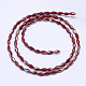 Faceted Bicone Electroplate Glass Beads EGLA-L004A-B06-2