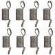 Sunnyclue 150 Stück Eisenfeder-Perlenklemmen für die Herstellung von Perlenschmuck FIND-SC0004-31-1
