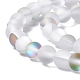 Chapelets de perles en pierre de lune synthétique G-E573-01A-14-3