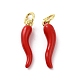 Подвески из латуни с покрытием из эмали KK-C008-20G-04-1