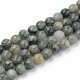 Chapelets de perles en jaspe verte naturelle de la ligne X-G-Q462-102-8mm-1