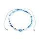 Verstellbare Nylonschnur geflochtenen Perlen Armbänder BJEW-JB05791-02-1