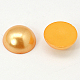 Half Round Domed Imitated Pearl Acrylic Cabochons OACR-H001-11C-2