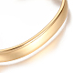 Placage ionique (ip) 304 bracelets de manchette en acier inoxydable STAS-I110-10-4mm-G-3