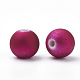 Perles acryliques de style caoutchouté MACR-T008-10mm-01-1