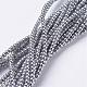Non-Magnetic Synthetic Hematite Beads Strands G-G094-2mm-1