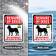 UV Protected & Waterproof Aluminum Warning Signs AJEW-GL0001-01A-06-5
