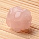 Pig Natural Rose Quartz Beads G-F270-21A-2