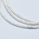Chapelets de perles en howlite naturelle G-F631-B08-3