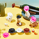 PandaHall Elite 64Pcs 4 Style Plastic Doll Hats FIND-PH0007-55-4