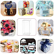 BENECREAT 30Pcs 3 Mixed Size Clear Gift Boxes Rectangle Transparent PVC Favor Boxes for Wedding Party Treat Candy Cupcakes CON-BC0002-22-6
