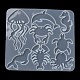 Stampi in silicone con ciondolo fai da te a tema oceano con animali marini DIY-G102-01C-4