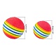エヴァレインボーカラーアクティビティ面白いボール  ラウンド  カラフル  35mmと42mm  20個/セット AJEW-GA0002-06-2