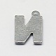Alloy Rhinestone Letter Charms RB-A052-N01-2