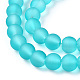 Chapelets de perles en verre transparent GLAA-S031-6mm-18-3