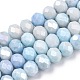 Hebras de perlas de vidrio electrochapadas facetadas GLAA-C023-02-A04-1
