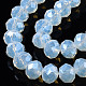 Chapelets de perles en verre électroplaqué EGLA-A034-J1mm-A04-2