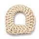 Handmade Reed Cane/Rattan Woven Linking Rings X-WOVE-Q075-21-2