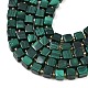 Природного малахита бисер нитей&nbsp;G-G053-B25-03-4
