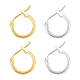 Brass Hoop Earrings KK-FH0001-53-NF-1