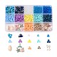 Kits de fabricación de pulseras de collar de piedras preciosas de tema marino de diy DIY-FS0002-73-1