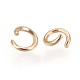Long-Lasting Plated Brass Open Jump Rings KK-WH0028-01G-A-2