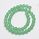 Natural & Dyed Malaysia Jade Bead Strands G-A146-8mm-A04-2