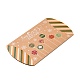 Scatole di cuscini di cartone per caramelle a tema natalizio CON-G017-02J-3