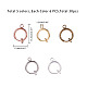 Brass Clip-on Hoop Earring Findings KK-PH0036-23-2