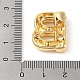 Кулон из латуни с прозрачным кубическим цирконием KK-Z046-01G-B-3