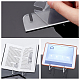 CHGCRAFT Acrylic Book Display Stand Display Easel Acrylic Book Easel for Book Magazine Comic Easel Phone Tablet Holder Book Stands for Display AJEW-WH0329-04A-5