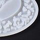 ハロウィーンのテーマ diy ムーン フクロウ ディスプレイ装飾シリコーン金型  レジン型  紫外線樹脂とエポキシ樹脂のクラフト製造用  ホワイト  167x154x6mm  内径：142x157mm DIY-G058-E02-5