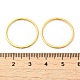 Placcatura ionica (ip) 304 anelli a fascia liscia in acciaio inossidabile RJEW-I101-01C-G-3