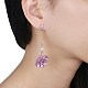 Boucles d'oreilles avec pendentif en 925 argent sterling EJEW-BB30276-3