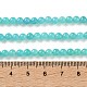 Amazonite naturale fili di perline rotondo&nbsp;G-N0081-4mm-17-02-5