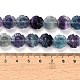 Нити резных бусин из натурального флюорита G-L634-J04-F01-5