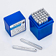 BENECREAT 36PCS 4mm Letter and Number Metal Stamp Set Matte Carbon Steel Punch Stamp with A-Z AJEW-BC0005-47-5
